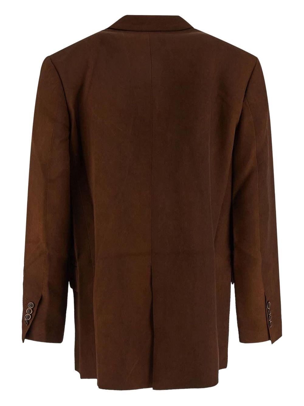 Oversized Blazer UW6006 UW600 BROWN UMA WANG