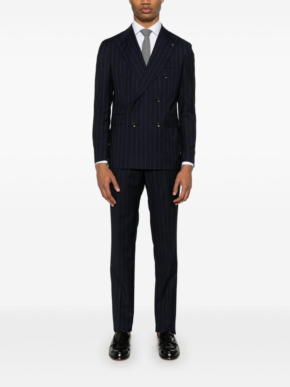 Abito doppiopetto gessato 2SVS20B11PE060094R25E083 B3029 TAGLIATORE