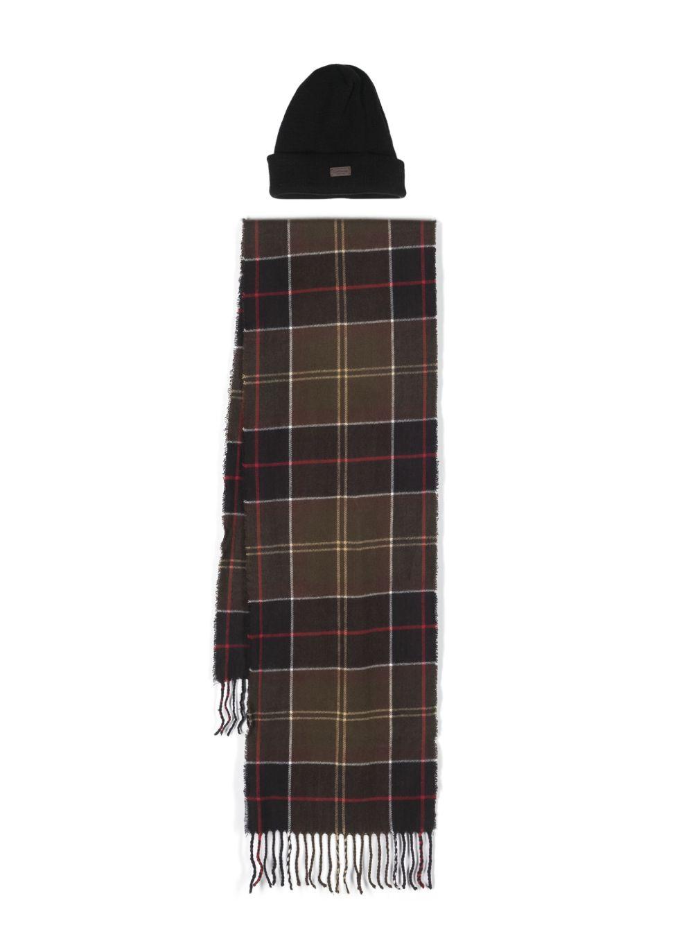 Set Sciarpa e Berretto Tartan MGS0079MGS TN11 CLASSIC BARBOUR