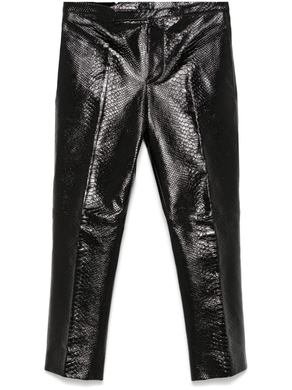 SS25N07 PITONE STAMPATO NERO SAPIO