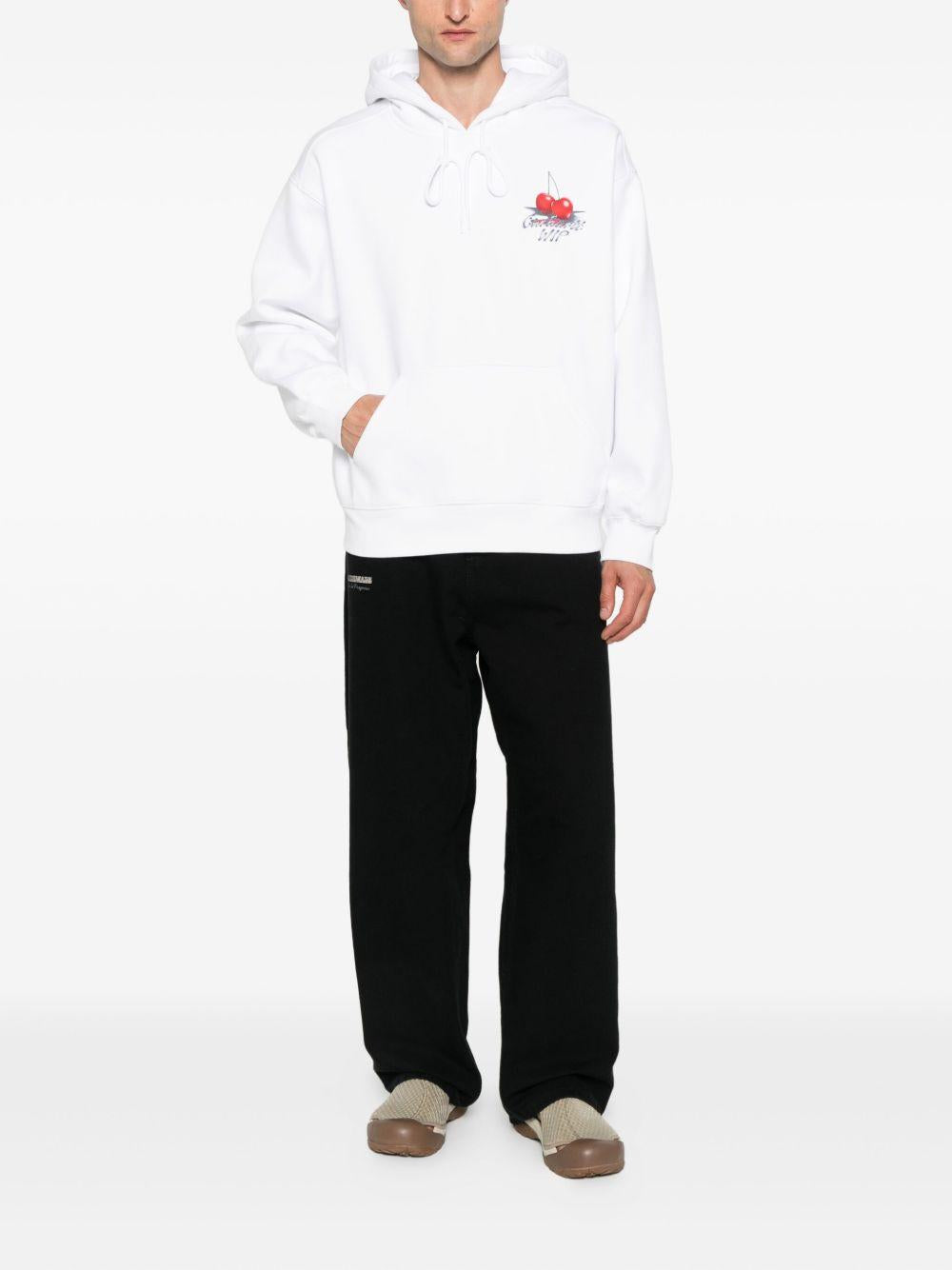 Hooded Jake Garcia Sweatshirt I035191 02XX WHITE CARHARTT WIP