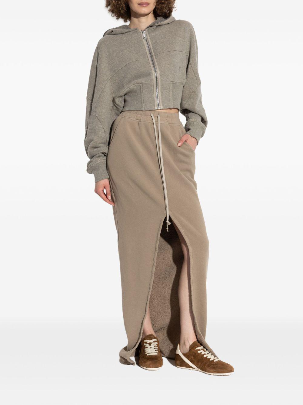 Concordians Phleg Pillar Skirt DS02E7333FSL 88 PEARL RICK OWENS DRKSHDW