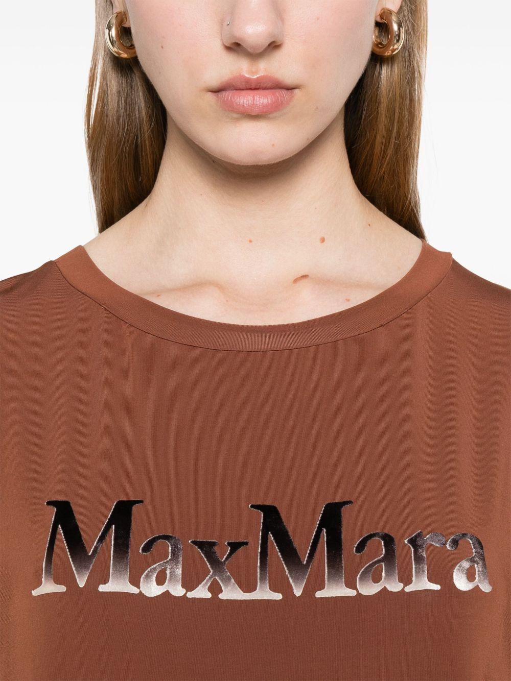Abito corto Luna LUNAMM13144 004 CACAO MAX MARA
