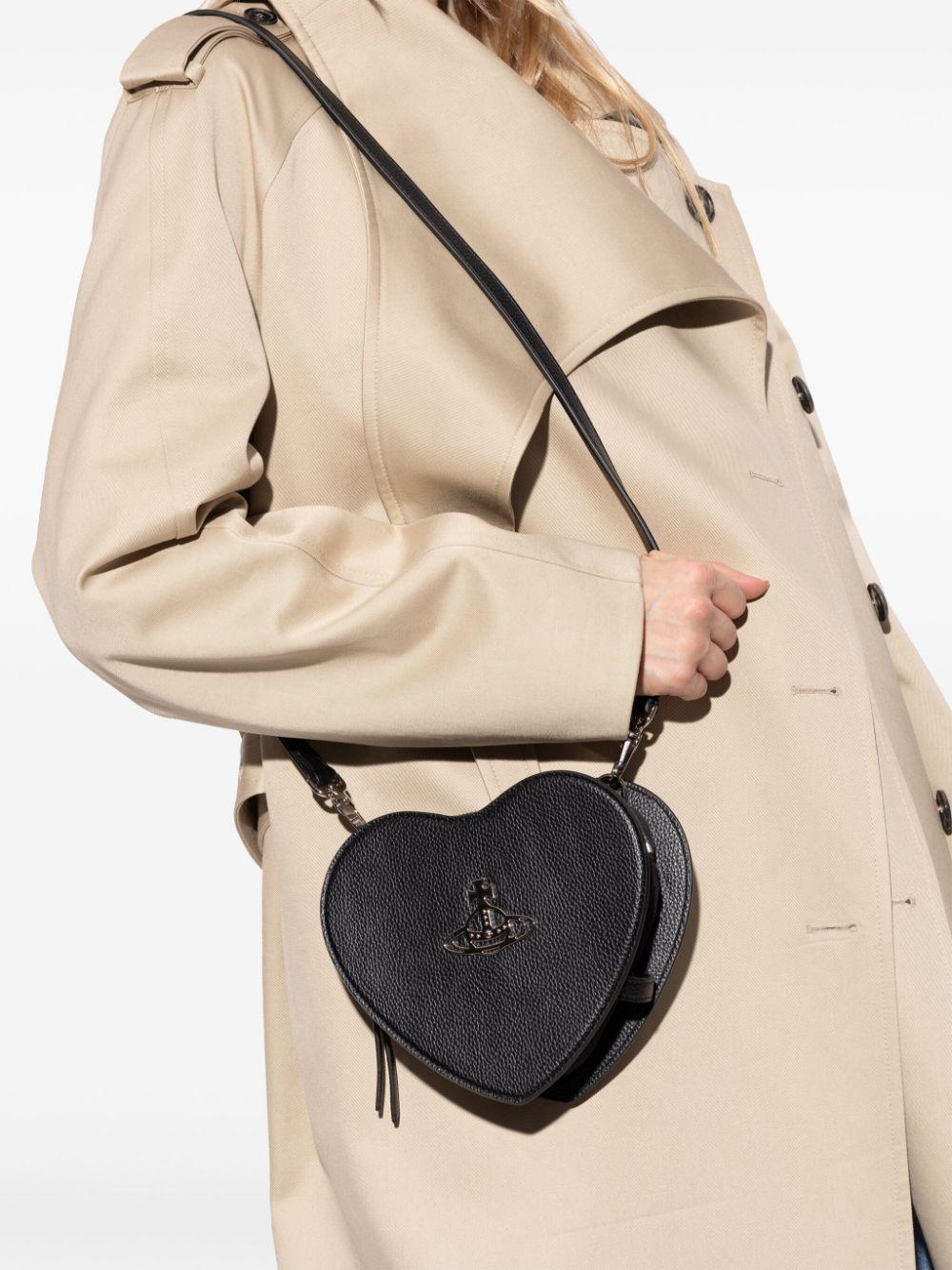 Louise Heart cross body bag 4803000TWS000D N403 BLACK VIVIENNE WESTWOOD