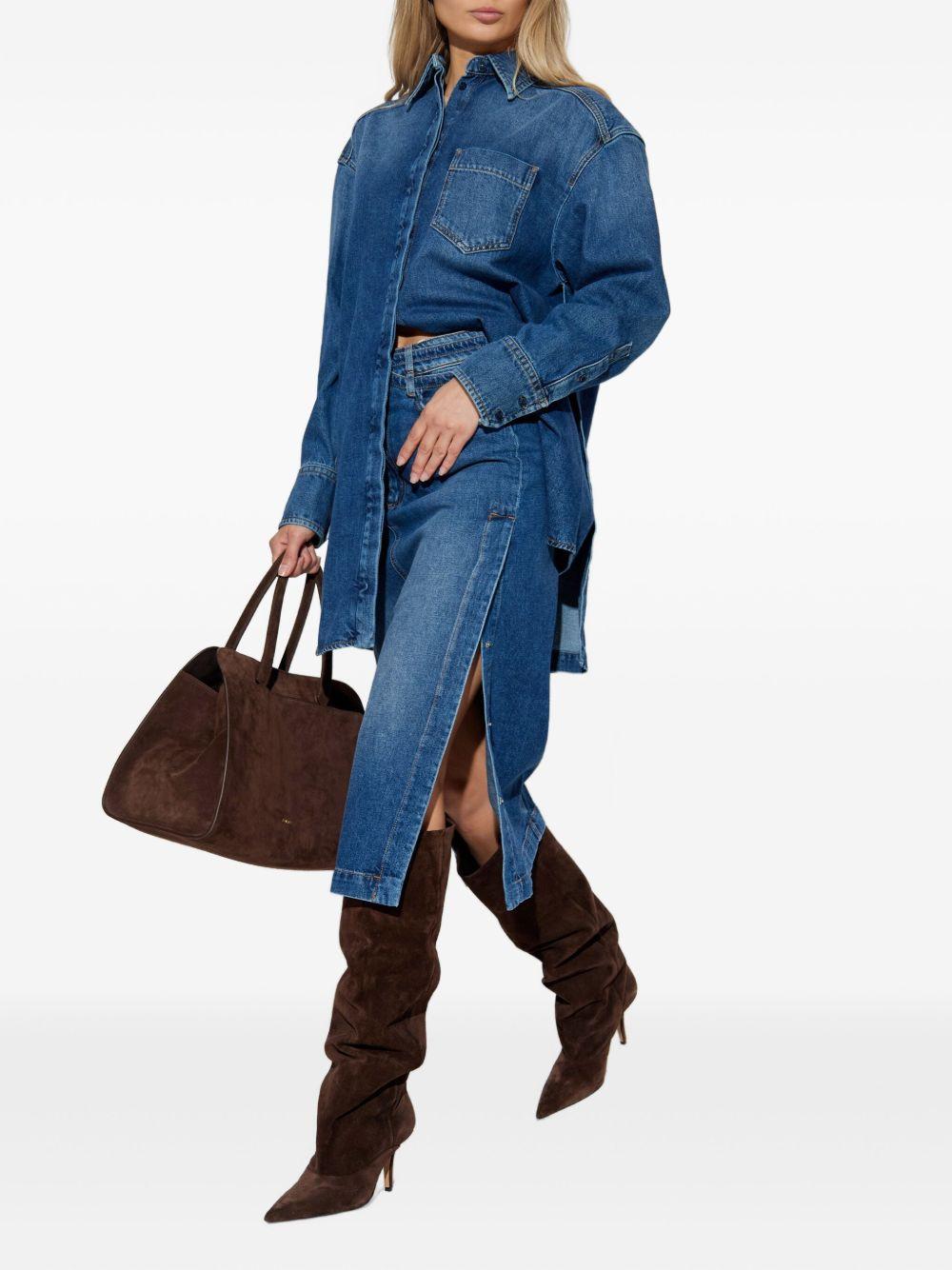 Gonna in denim BIBLIOSMM10633 005 MEDIO VINTAGE SPORTMAX