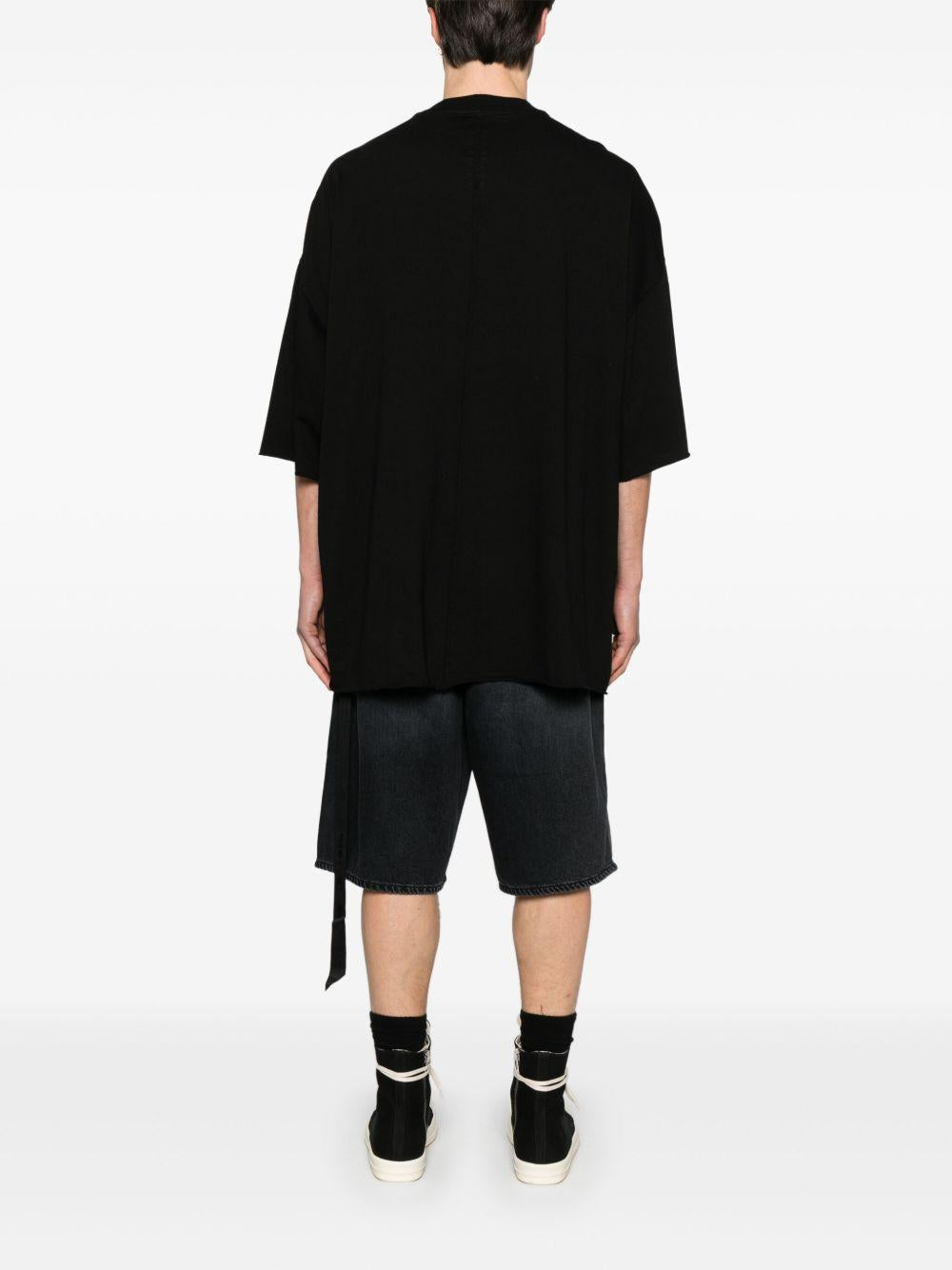 Tommy T T-shirt DU01E3259RN 09 BLACK RICK OWENS DRKSHDW