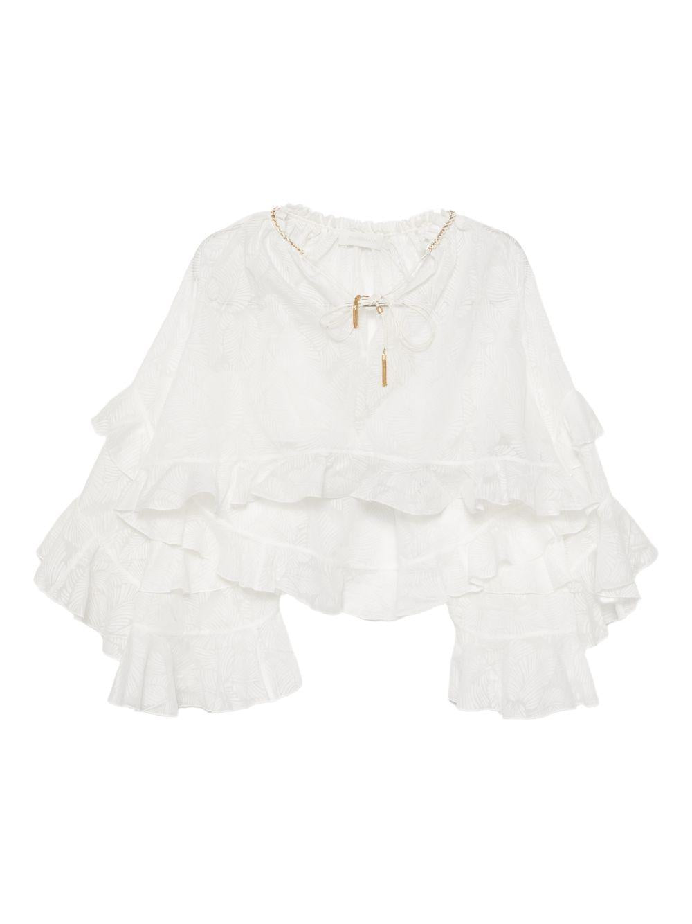 Blusa Daylight in cotone 6883TRS263 IVORY ZIMMERMANN