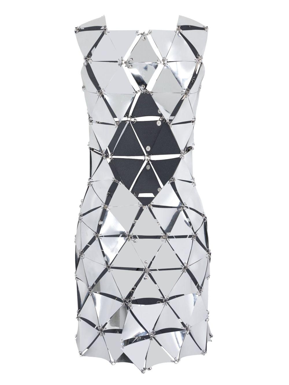 Assembly mini dress 25EIRO103PS0557 P061 MIRROR RABANNE