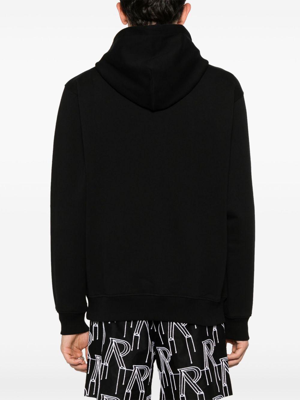 Le Hoodie Slogan Classique PERMHO161CO127 BLACK DROLE DE MONSIEUR