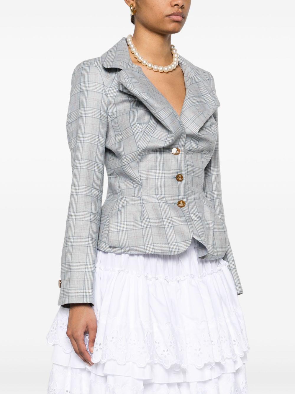 Drunken blazer 1401007GW013L P410 MULTI VIVIENNE WESTWOOD