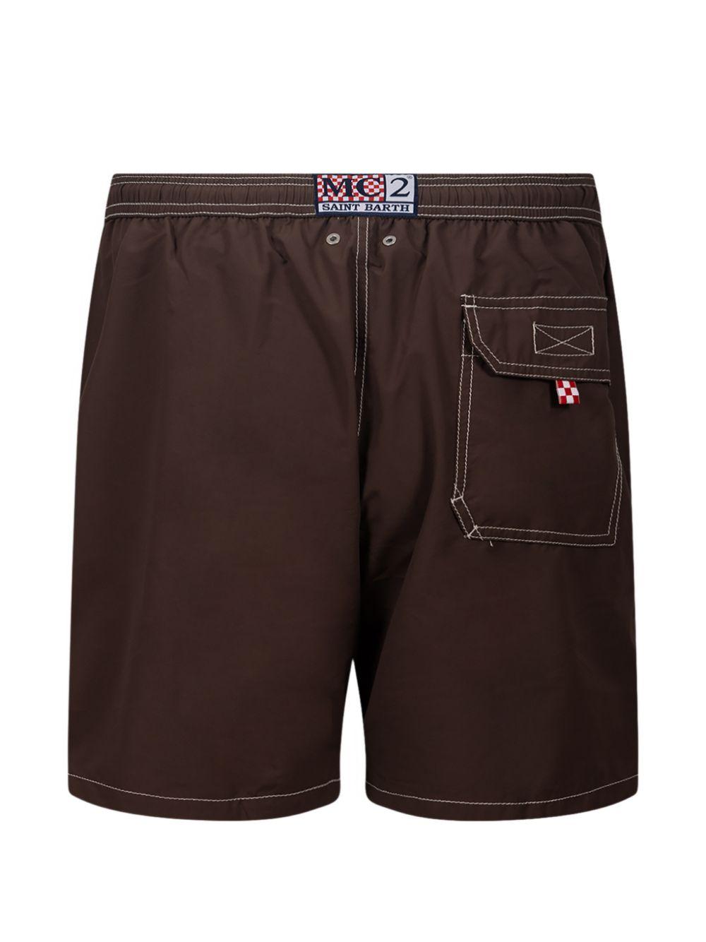 Costume mare Patmos PATM00100085 DARK BROWN MC2 SAINT BARTH