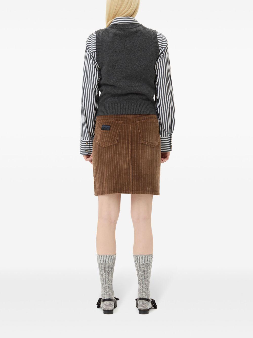 K2375 084 GRAY QUILL GANNI