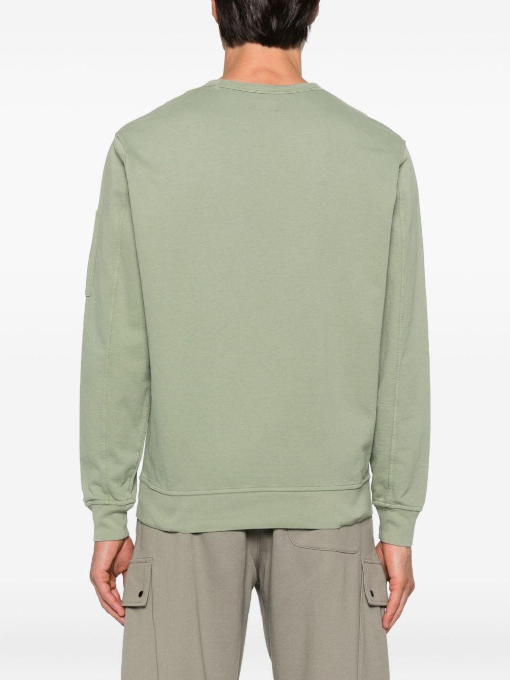 Light Fleece Crewneck Lens Sweatshirt 19CMSS711A002246G 612 SEAGRASS CP COMPANY