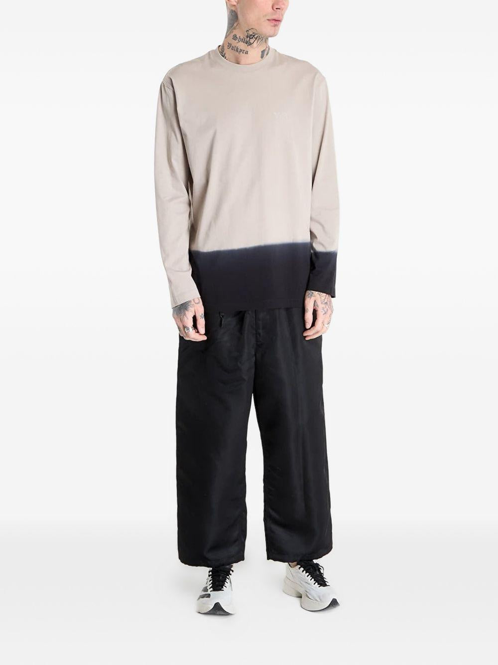 Dipped Long Sleeve Tee KQ9781 BROWN Y-3