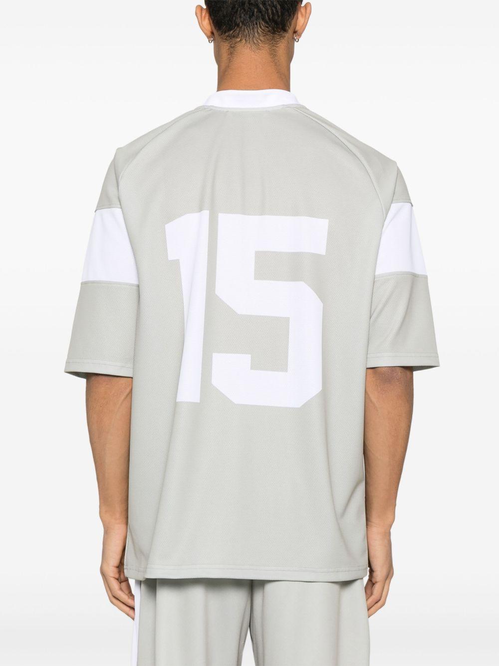 Holy Mary Technical t-shirt NUS25216 451 GREY WHITE IH NOM UH NIT