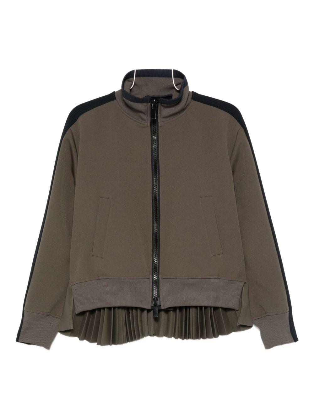 Giacca con Zip Frontale SCW275 501 KHAKI SACAI
