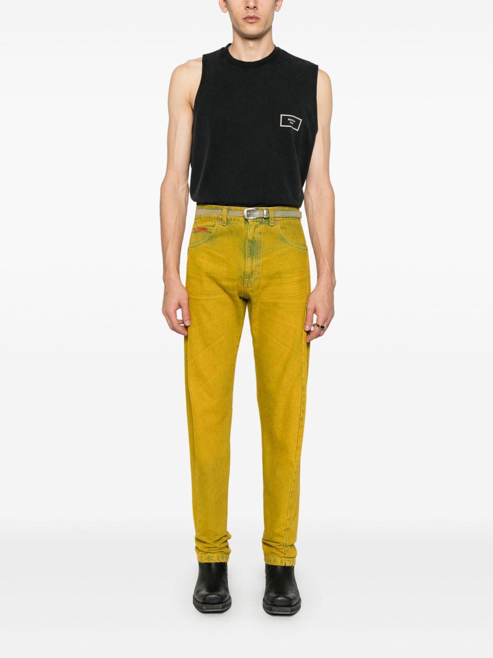 Logo-print tank top 622JE01002B BLACK MARTINE ROSE