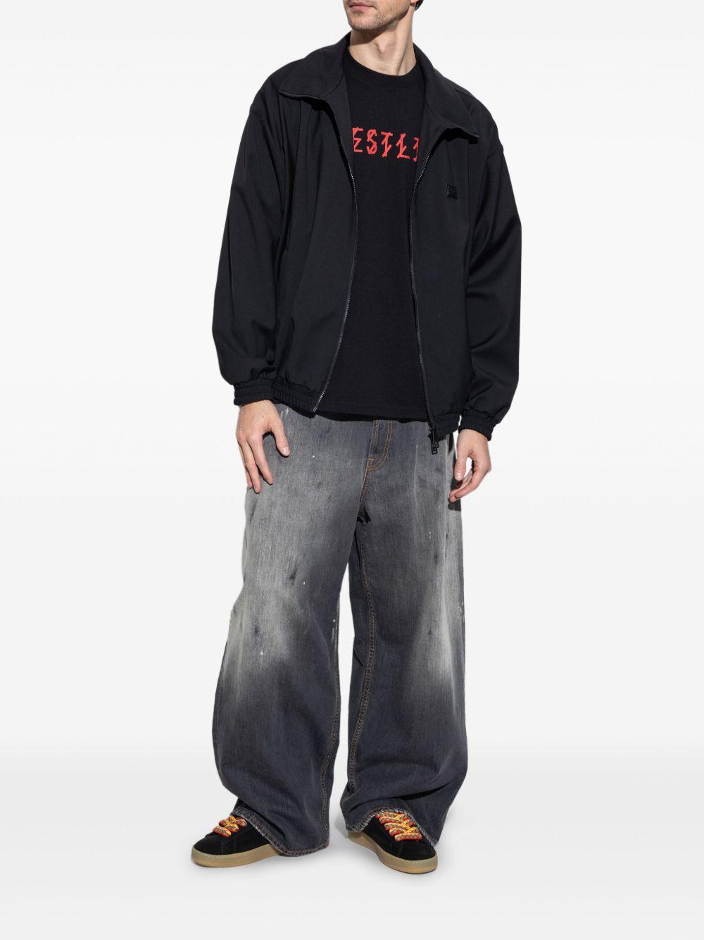 Guestlist Tee B0030556FA582 P495 BLACK RED 44 LABEL GROUP