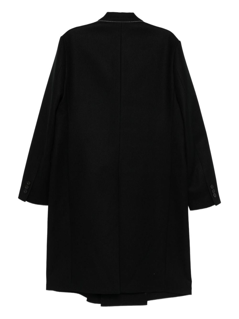 Cappotto doppiopetto 2503844M 001 BLACK SACAI