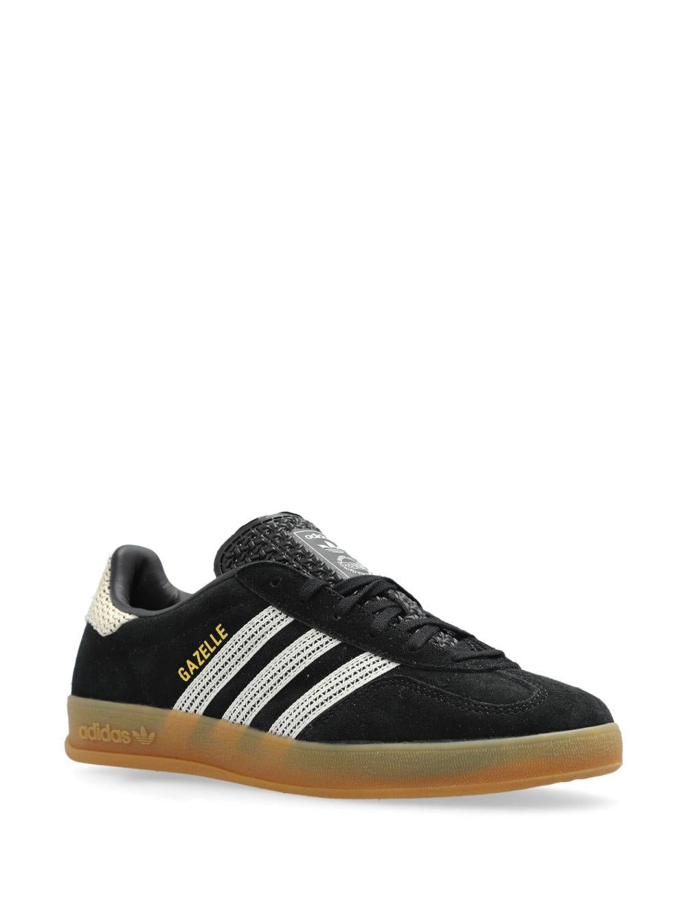Gazzelle Indoor Sneakers JI2755 BLACK WHITE ADIDAS ORIGINALS