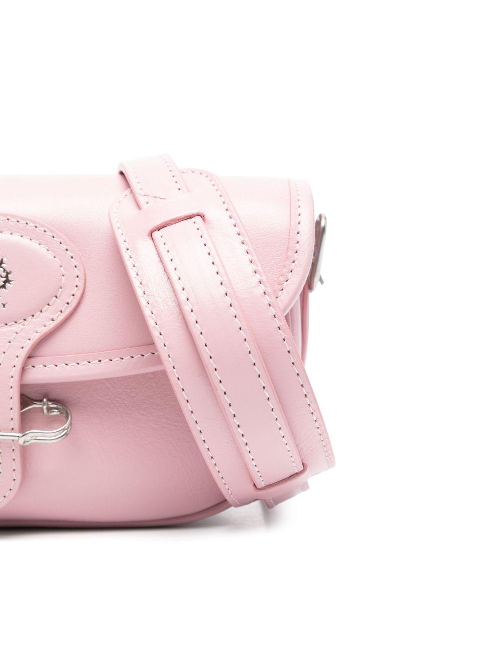 Borsa Mini Beckett In Pelle Rosa Con Spilla Bally Pin WAC04CVT986 U3D1P PINK BALLY
