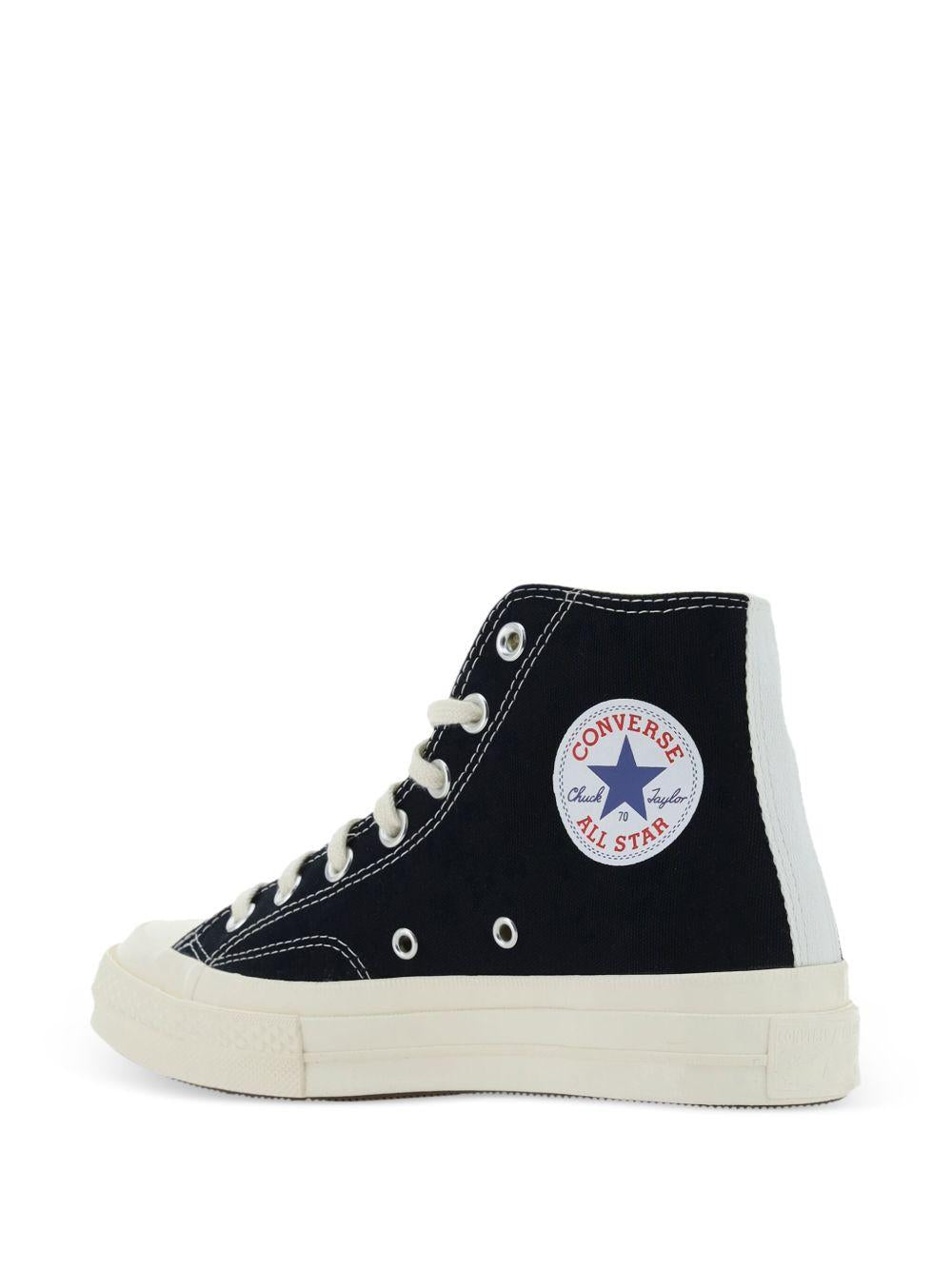 P1K112 1 BLACK COMME DES GARCONS PLAY X CONVERSE