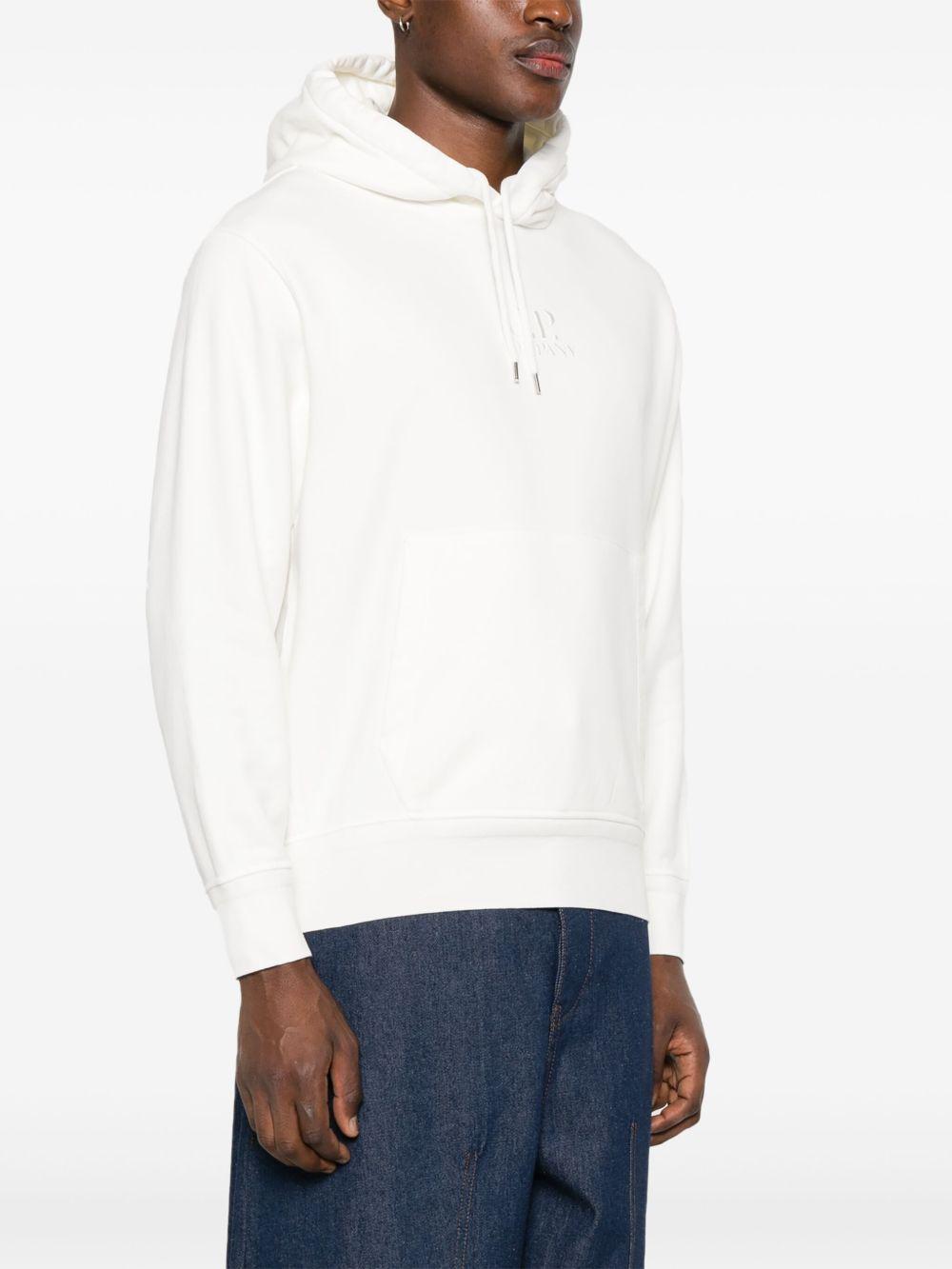 Hoodie 18CMSS099B110044G 103 GAUZE WHITE CP COMPANY