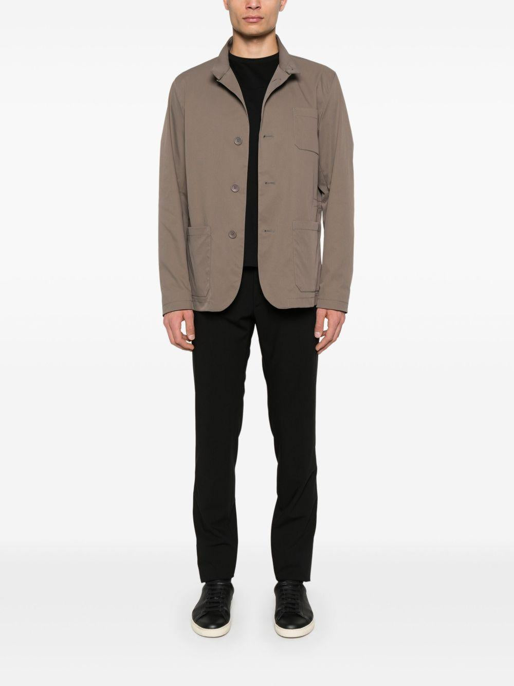 T-shirt in superfine cotton stretch JG000237U52003 9300 Nero HERNO