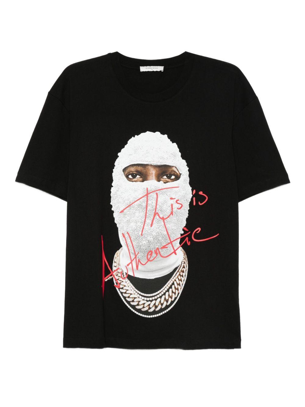 This Is Authentic Mask T-Shirt NUW25259 009 BLACK IH NOM UH NIT