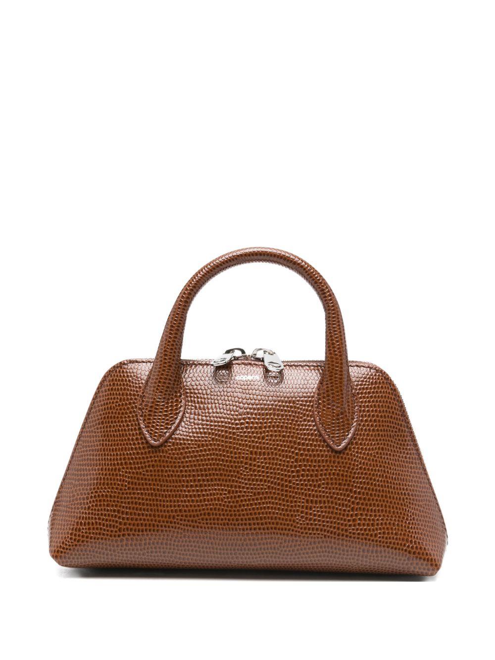 Marsupio Lizard Print Duffle COPBE17F6085 BROWN COPERNI