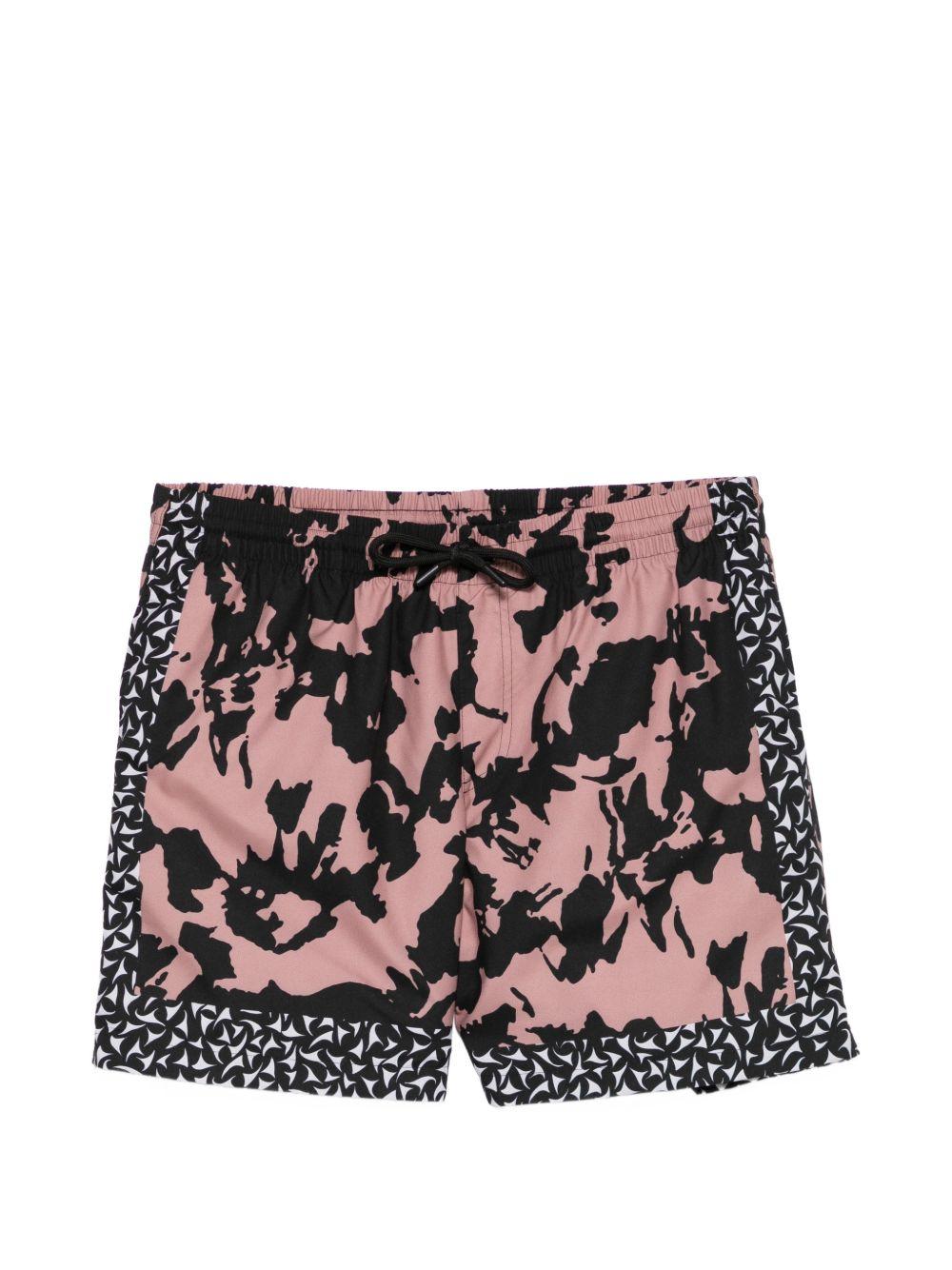 Printed Swim Shorts PHIBBS3167 301 OLD ROSE DRIES VAN NOTEN