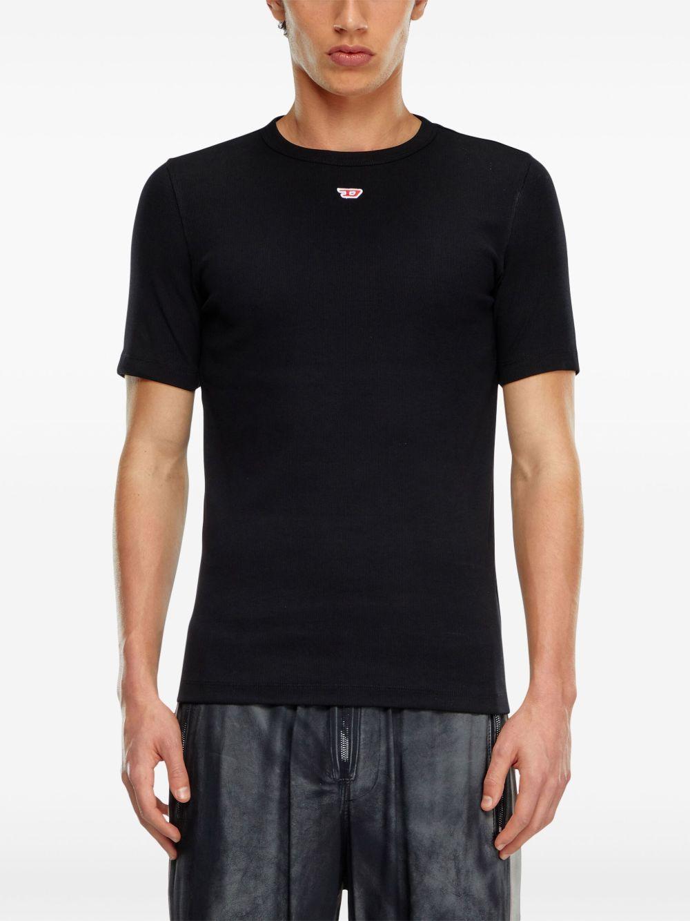 D-Ribber-N T-shirt A149500EJAI 9XX BLACK DIESEL