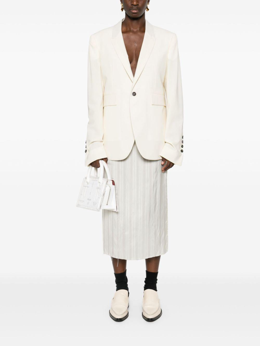 SS24N55 LANA GARZATA BIANCA SAPIO