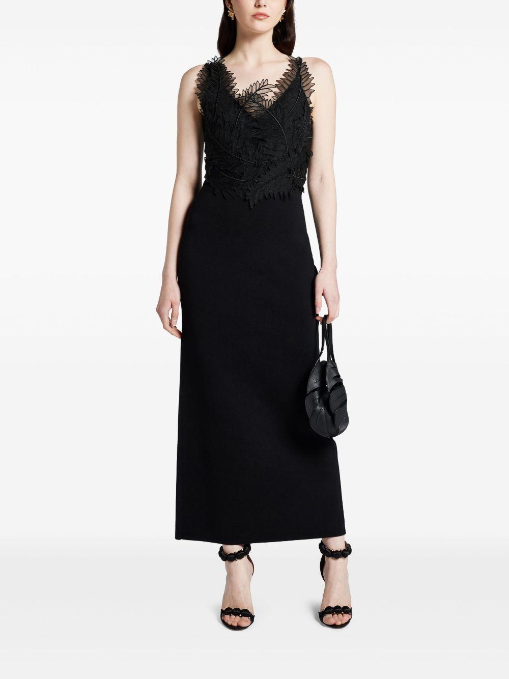 Wilder Knit Maxi Dress 25RE5017 BLACK AJE