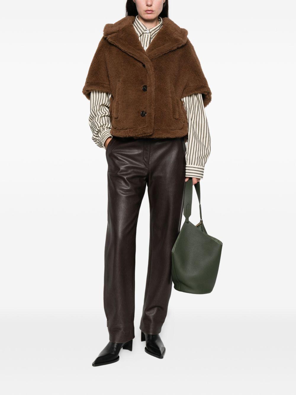 Cappa in Alpaca Cashmere MXACORVINO4 007 CUOIO MAX MARA