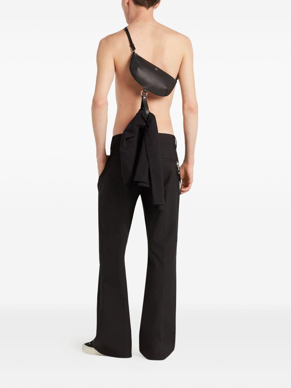 Holy Eclipse Leather Bag 325GSA190CR0065 9999 BLACK COURREGES