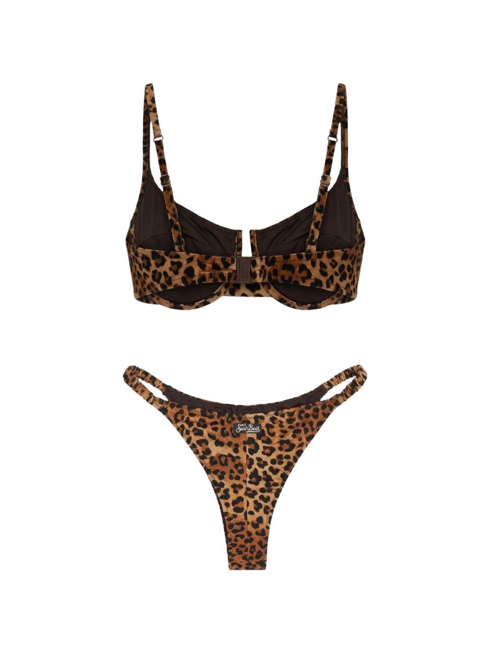 Bikini stampa animalier PERLA0100190L 19 SAND LEOPARD MC2 SAINT BARTH