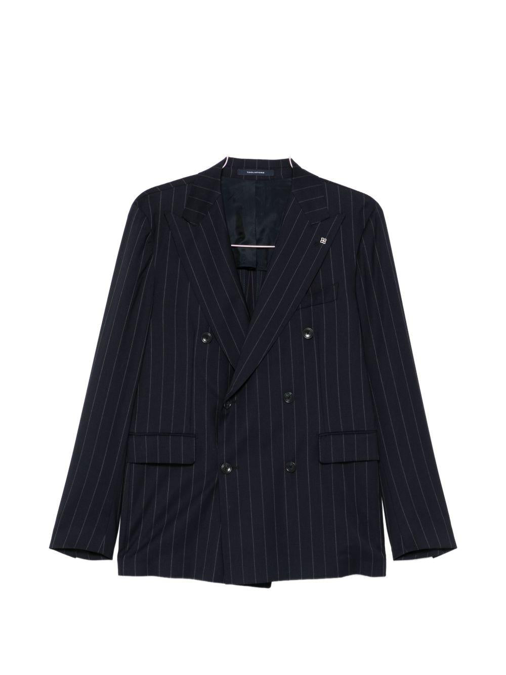 Completo Doppiopetto Gessato 2SVS20B11PE060094 B3136 BLUE TAGLIATORE