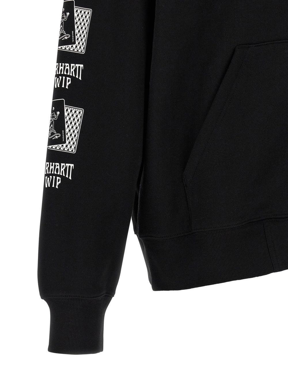 Felpa In Cotone Playing Cards I036915 89XX BLACK CARHARTT WIP
