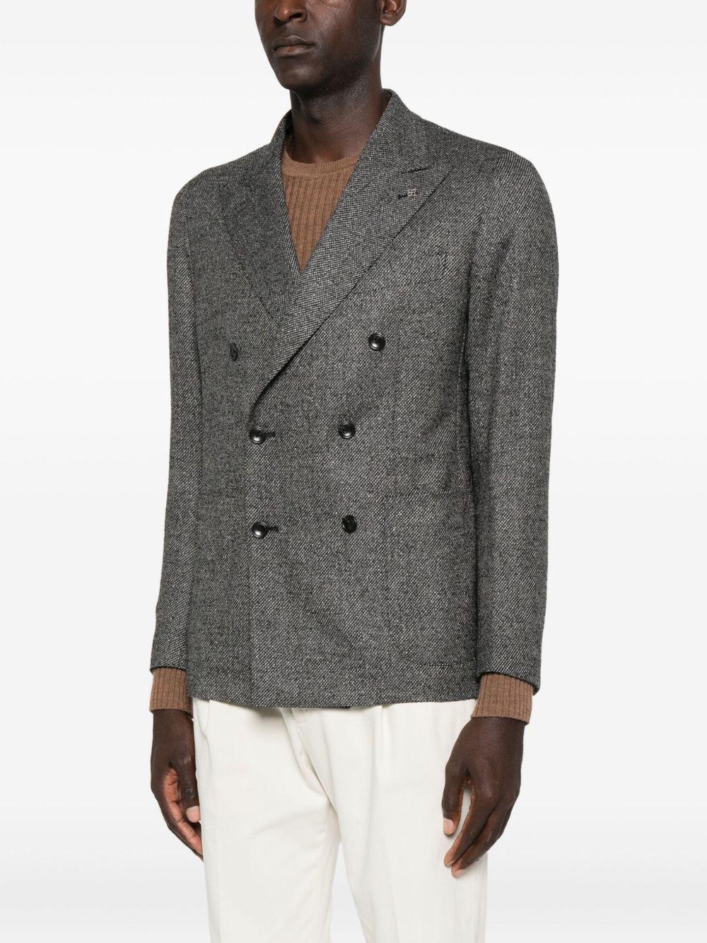 Blazer doppiopetto 1SMC20KAI550008U N3245 NERO DIAGONALE TAGLIATORE