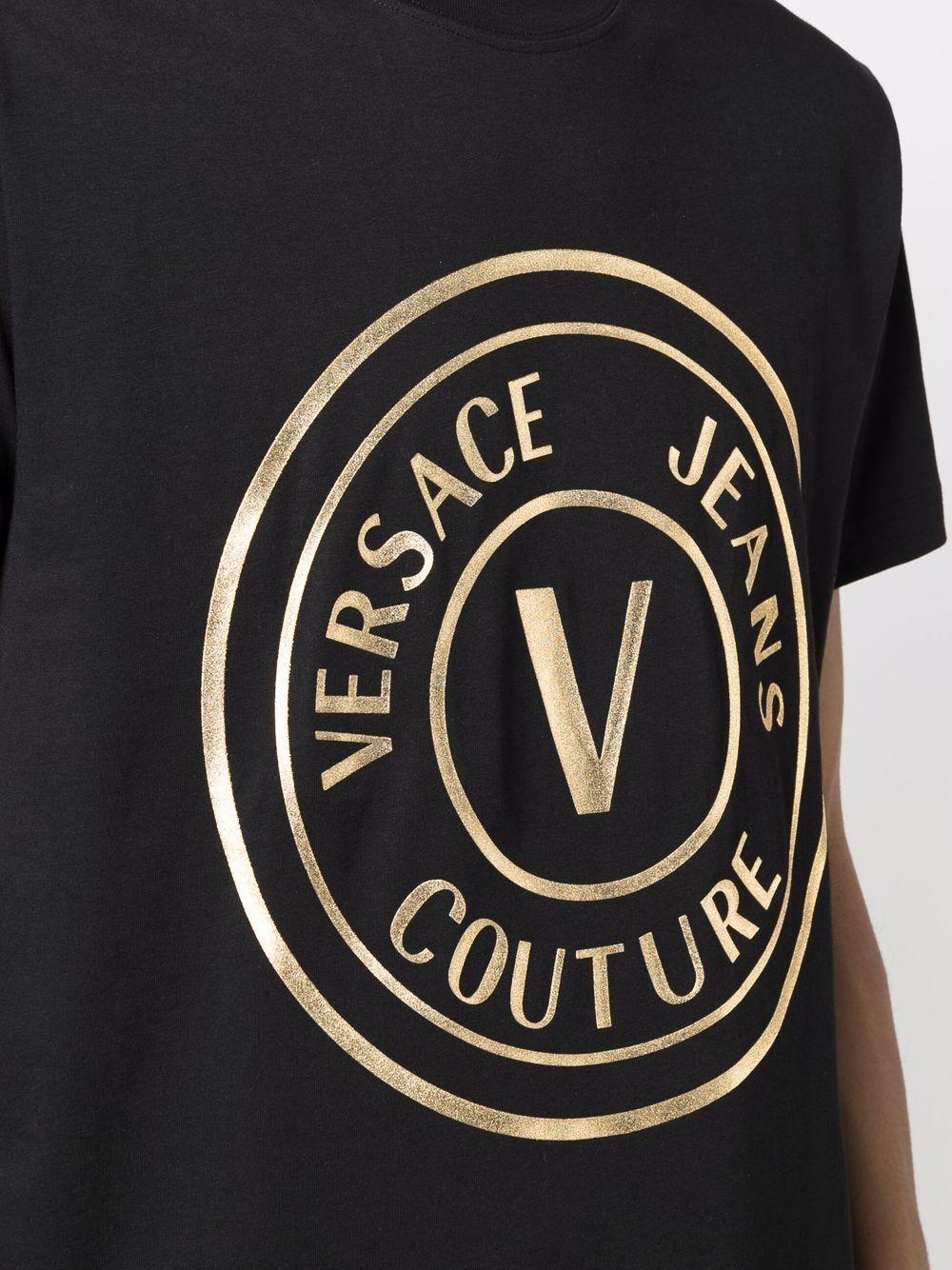 72GAHT03CJ00T G89 BLACK GOLD VERSACE JEANS COUTURE
