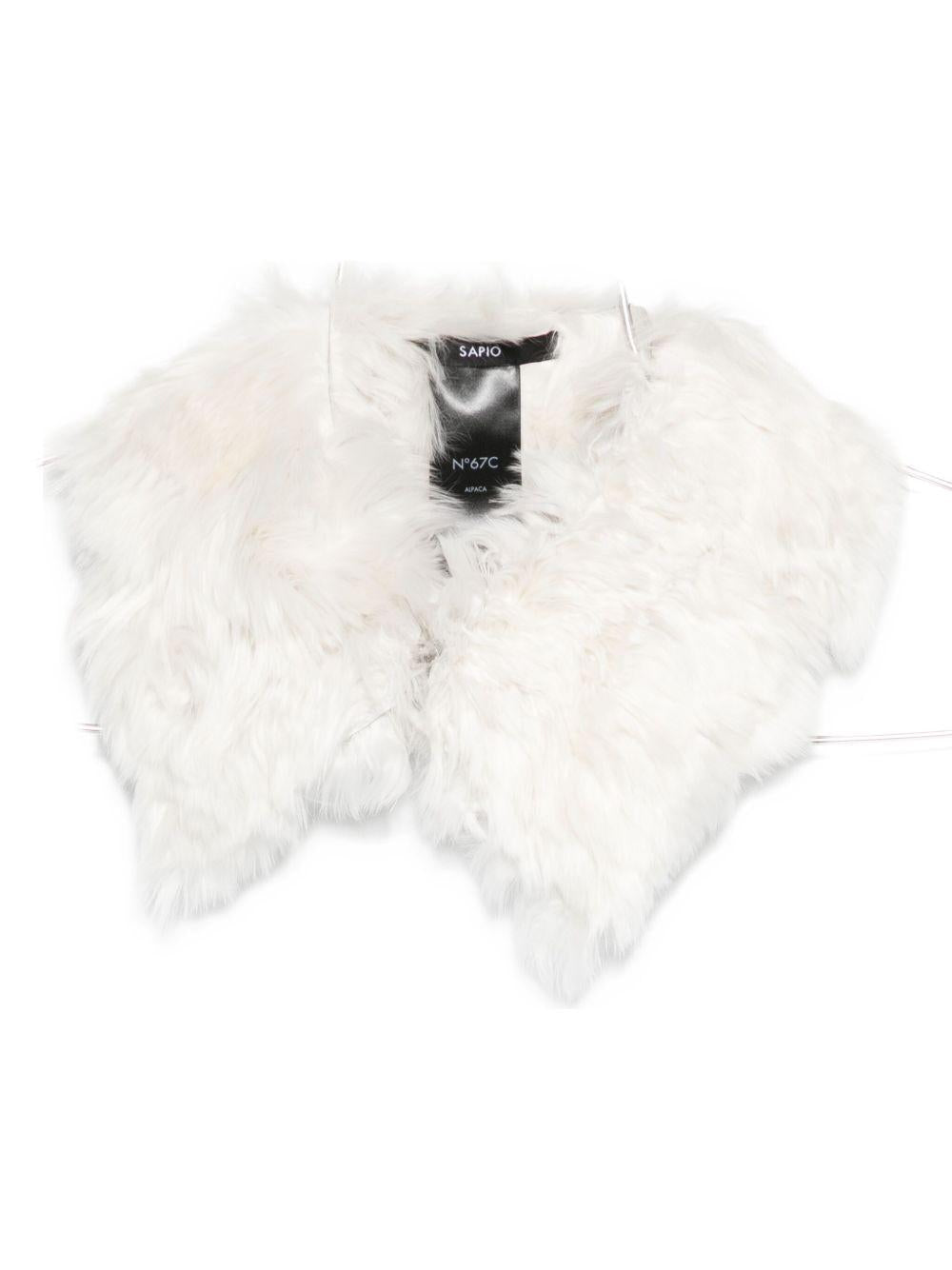 Colletto N°67 Alpaca Bianco FW25N67 ALPACA BIANCO SAPIO