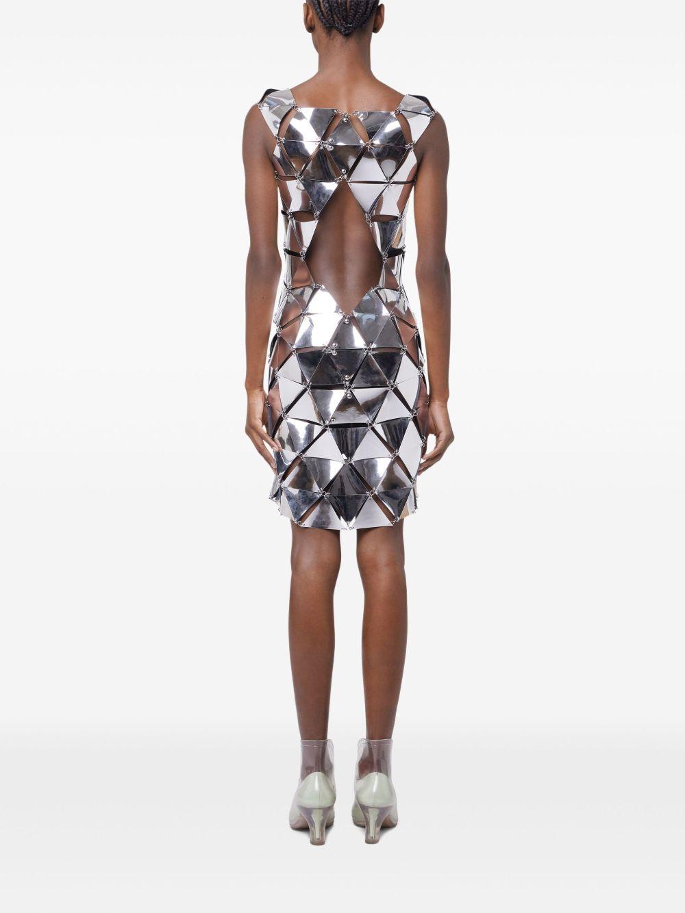 Assembly mini dress 25EIRO103PS0557 P061 MIRROR RABANNE