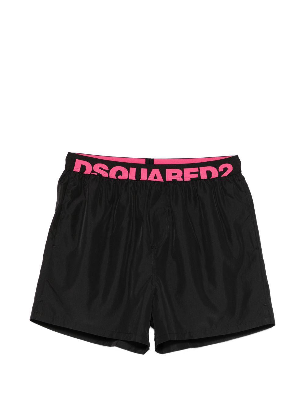 Costume da bagno D7B626560 027 BLACK FUCHSIA DSQUARED2