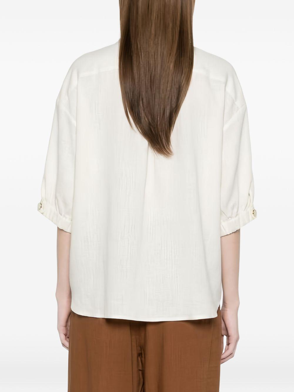 TOP IN LIGHT CRÊPE CM000046D12689 1000 BIANCO HERNO