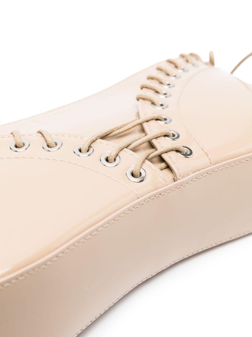 AW23BG001ULEA003 BEIGE PATENT LUDOVIC DE SAINT SERNIN
