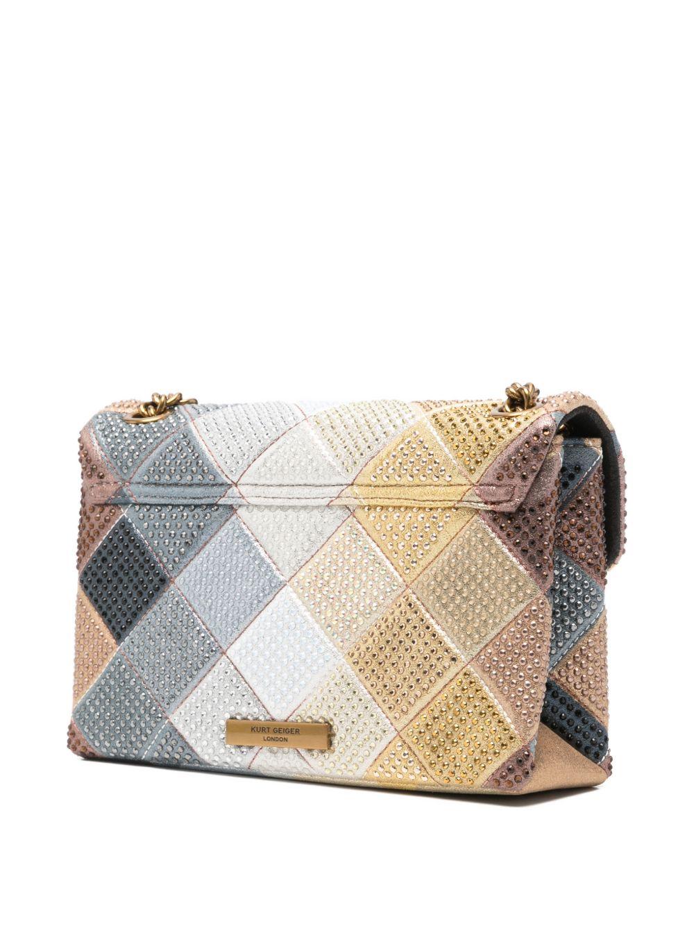 KURT GEIGER - Borsa a tracolla Fabric MD Kensington 5375465609 MULTICOLOUR KURT GEIGER LONDON