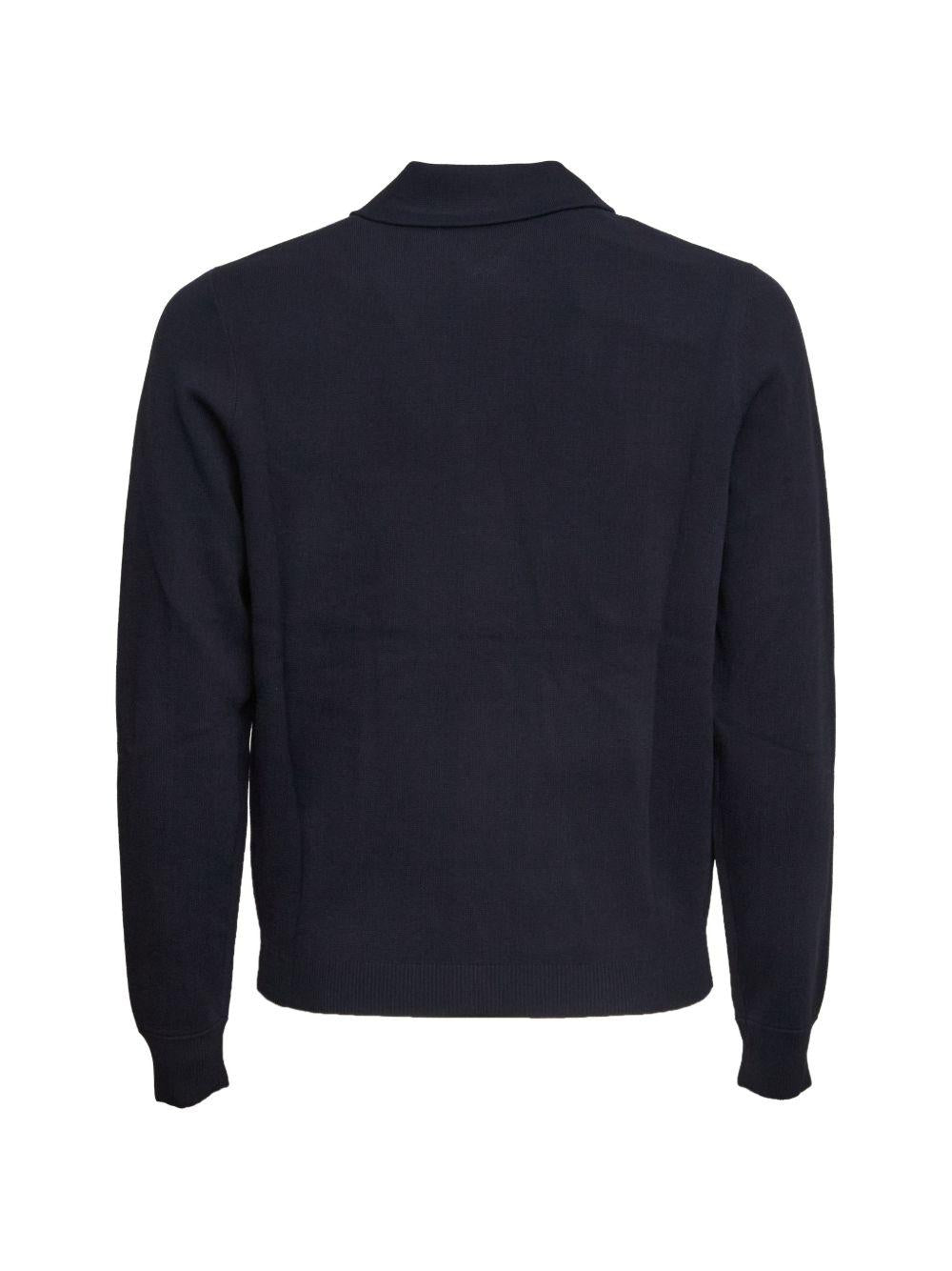 Camicia-giacca in maglia di viscosa uomo JAPM026B KNIT BLUE AUTRY