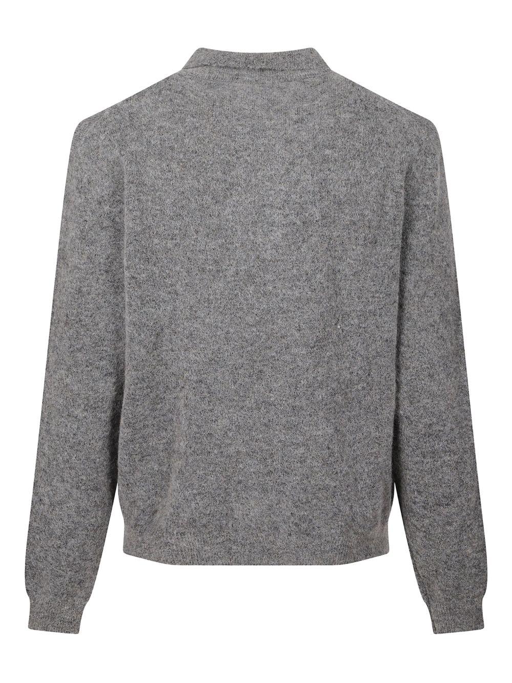 Mohair Polo - Grey 3074 950 GREY MELANGE SUNFLOWER