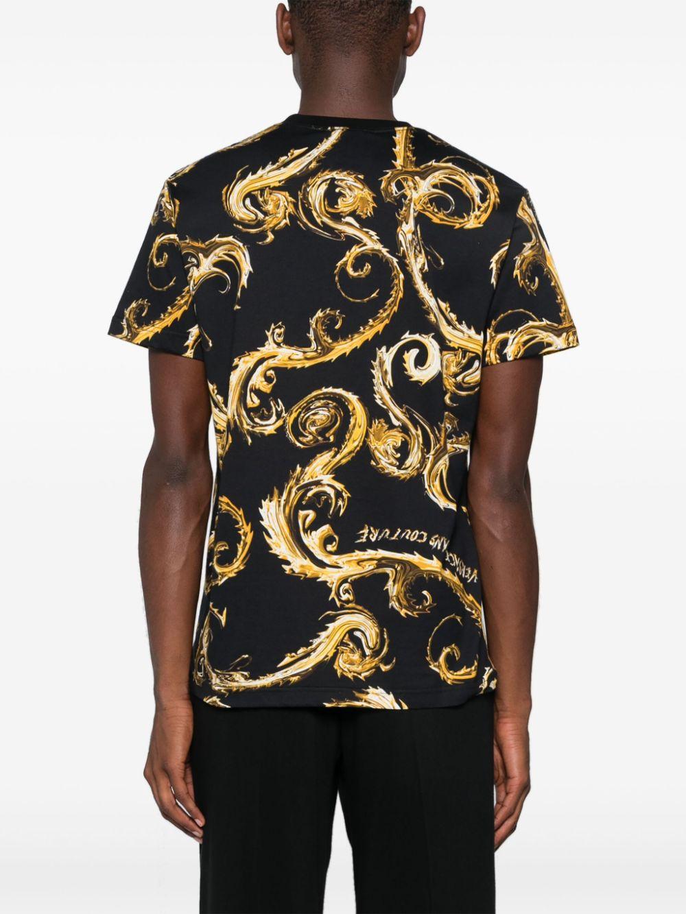 77GAH6S0JS388 G89 BLACK GOLD VERSACE JEANS COUTURE